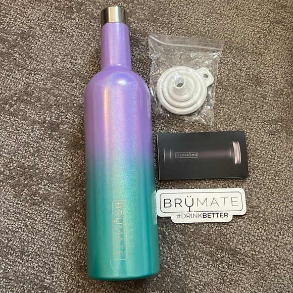 NWT Brumate Winesulator Glitter Mermaid 750ML/25OZ - Picture 7 of 12